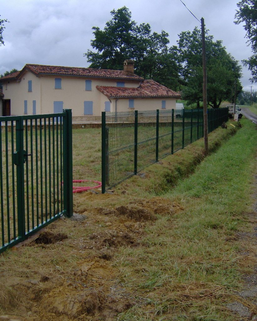 installation et pose de cloture mont de marsan
